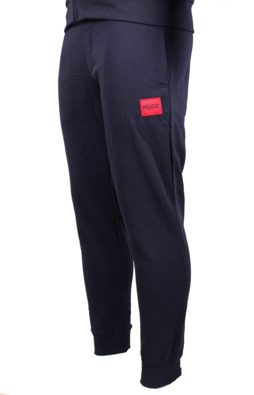 Hugo Boss Men Tracksuit 2 in 1 Cotton Hoodie and Pants in Blue - Image 3