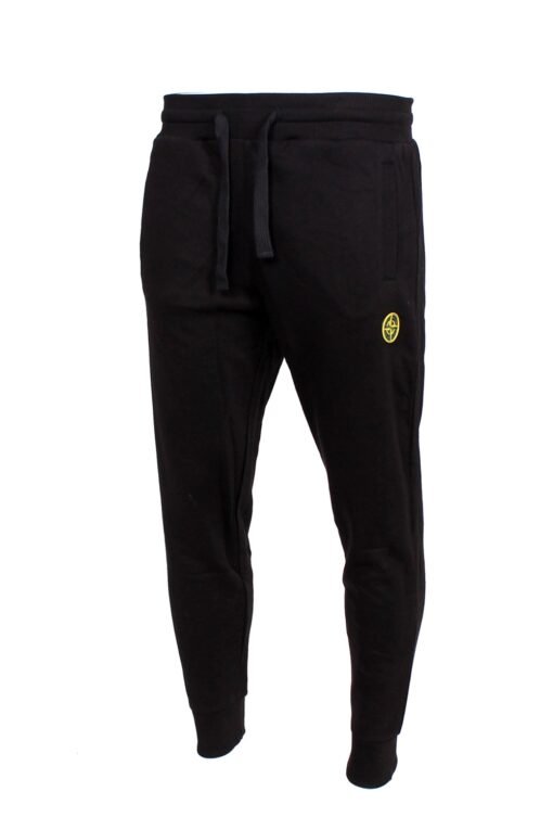 Stone Island Men's Black Tracksuit – Full-Zip Hoodie and Logo Joggers Set - Image 8