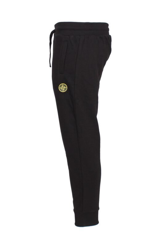 Stone Island Men's Black Tracksuit – Full-Zip Hoodie and Logo Joggers Set - Image 9