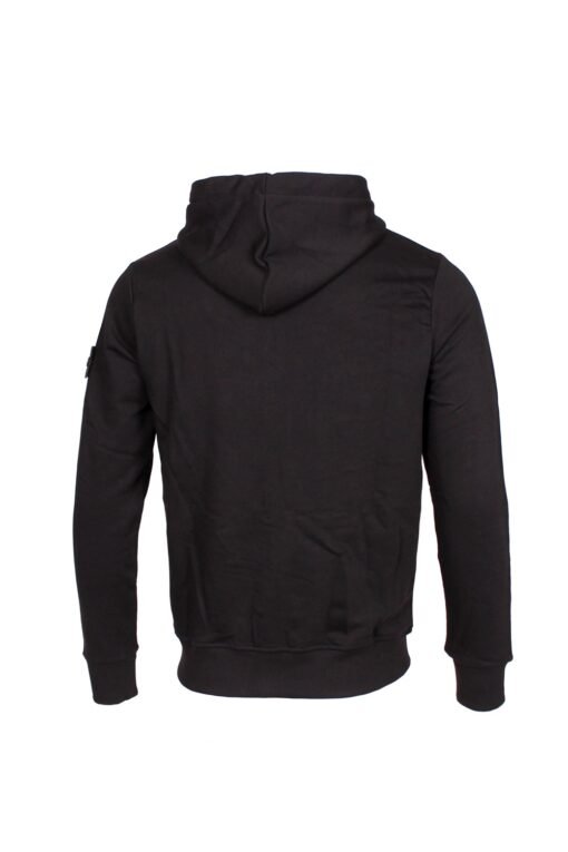 Stone Island Men's Black Tracksuit – Full-Zip Hoodie and Logo Joggers Set - Image 6