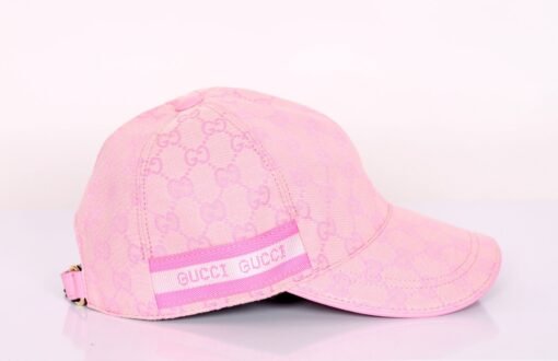 Gucci Luxury Pink Designer Cap – Premium Quality Limited Edition - Image 4