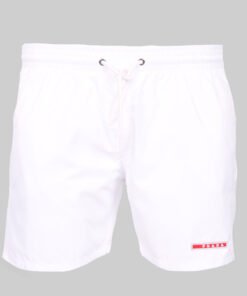 Prada White Designer Men’s Swim Shorts – Premium Quality | Limited Edition