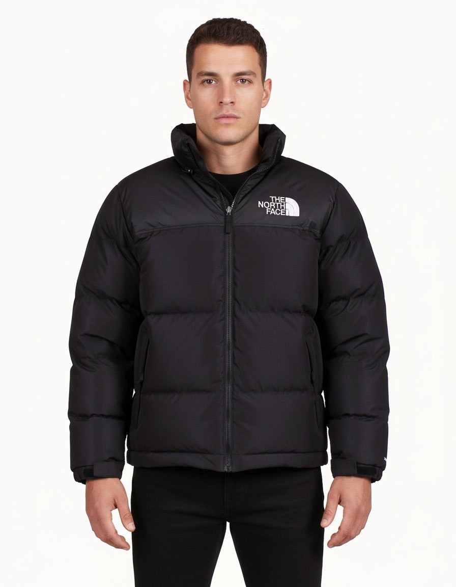 The North Face 700 Black Puffer Jacket β Menβs Winter Down Coat, Warm Streetwear TNF Jacket - Image 3