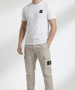 stone island cargo pants men beige front stone island cargo pants side pocket beige cargo pants men streetwear