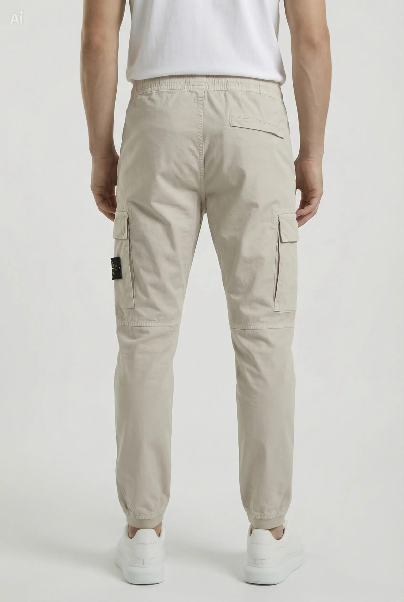 Stone Island Cargo Pants Men Beige – Premium Slim Fit Streetwear Trousers - Image 7