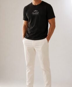 Stone Island T Shirt Men Black Premium Cotton