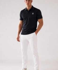 Bogner Polo Shirt Men Navy Premium Cotton Regular Fit Front View
