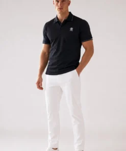 Bogner Polo Shirt Men Navy Premium Cotton Regular Fit Front View
